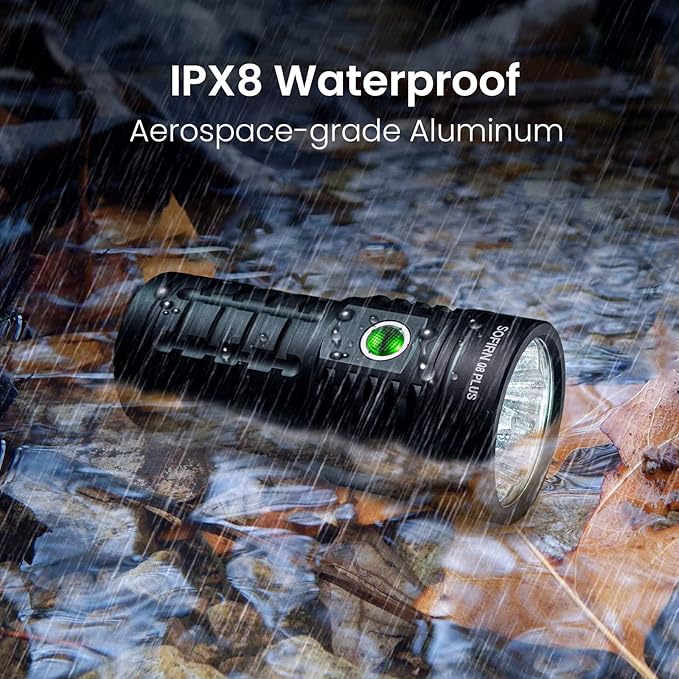 sofirn Q8 Plus Super Bright Flashlight max 16000 Lumens, Rechargeable Powerful Flashlight with High