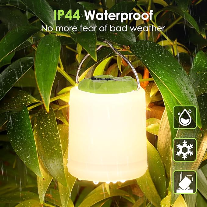 LED Camping Lantern, Rechargeable Camping Light, 4 Modes Outdoor Flashlights Lanterns with 1000LM