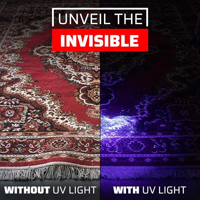 GearLight UV Black Light Flashlight S100 [2 Pack] - Mini Blacklight Ultraviolet Pen Lights for Leak