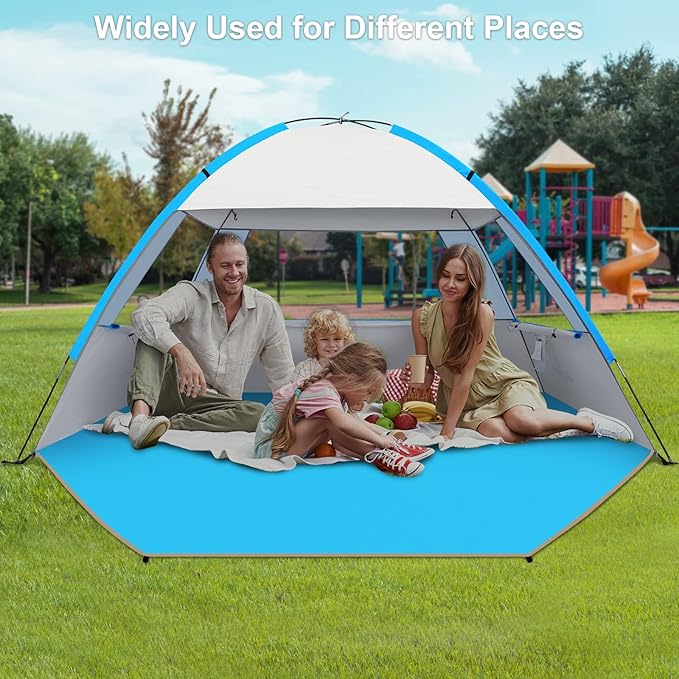 Gorich Beach Tent Sun Shelter for 3/4-5/6-7/8-10 Person with UPF 50ï¼?UV Protection, Lightweight &