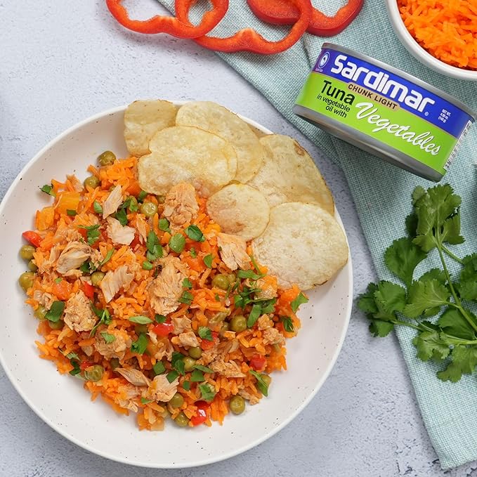 Sardimar Chunk Light Tuna ( Vegetables- Pack of 12 )