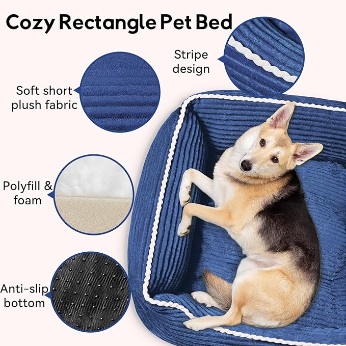 Orthopedic Dog Bed for Medium Dogs,Dog Sofa Beds Supportive Foam Pet Couch Bed with Removable