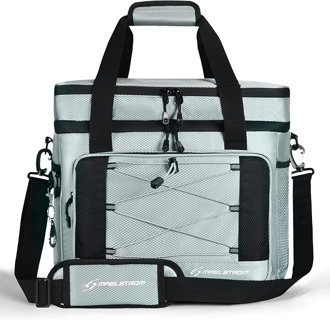 Maelstrom Collapsible Soft Cooler Bag, 24/30/60/75 Cans Beach Cooler, Ice Chest, Leakproof &