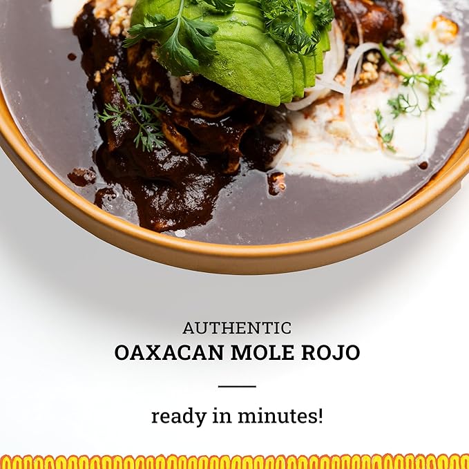 Ya Oaxaca - Mole Sauce - Rojo - Bold Spice - Blend of Smoked & Dried Chiles, Spices, House Made