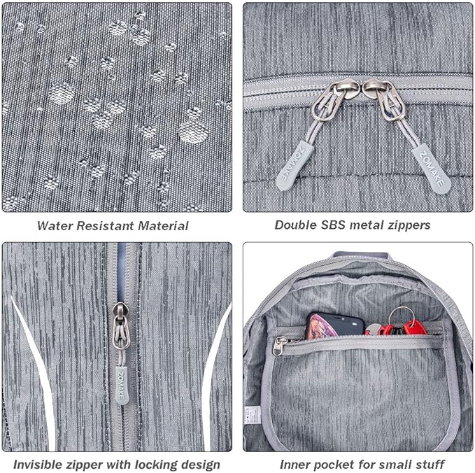 ZOMAKE 25L Ultra Lightweight Packable Backpack, Foldable Hiking Backpacks Water Resistant Small