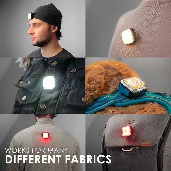 MEOLIGHT PRO 500 Lumen Light for Running, Dogs, Walking - Wearable Flashlight Chest LED Safety