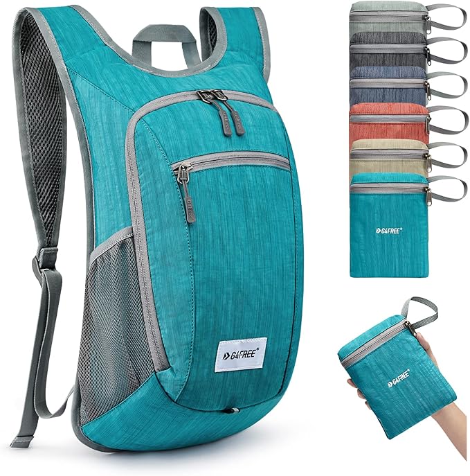 G4Free 10L/15L Hiking Backpack Lightweight Packable Hiking Daypack Small Travel Outdoor Foldable