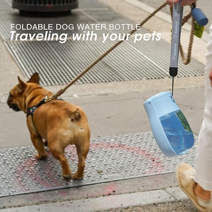 Foldable Dog Water Bottle,Portable Water Dispenser,Outdoor Pet Water Bottle for