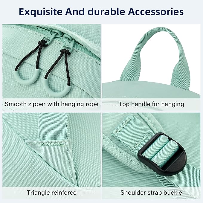 Carry On Travel Backpack For Men Women, 13 Inch Small Mini Work Bag Personal Item Backpacks