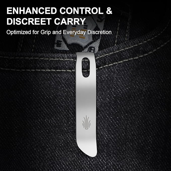 Kizer C01C XL Sheepdog Pocket Knife, 3.9" 14C28N Sheepsfoot Blade EDC Folding Knife with Black