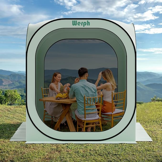 Pop Up Tent，Portable Canopy Tent with Mesh Mosquito Net, Screen House Room Canopy Shade Screen 6 x