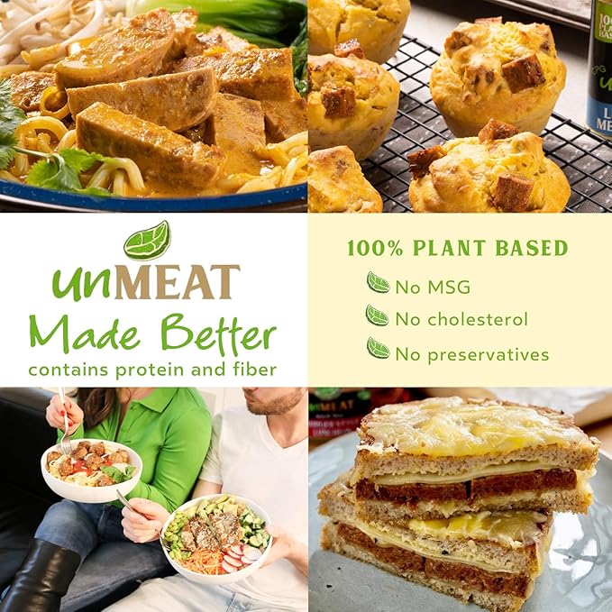 unMEAT Plant Based Meat | Easy to Prepare Plant Based Protein | Vegan Meat with Less Calories