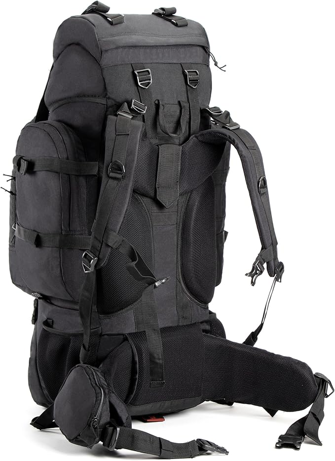 Tripole Colonel 80 Litres Internal Frame Trekking and Hiking Rucksack + Detachable Day Pack, Rain
