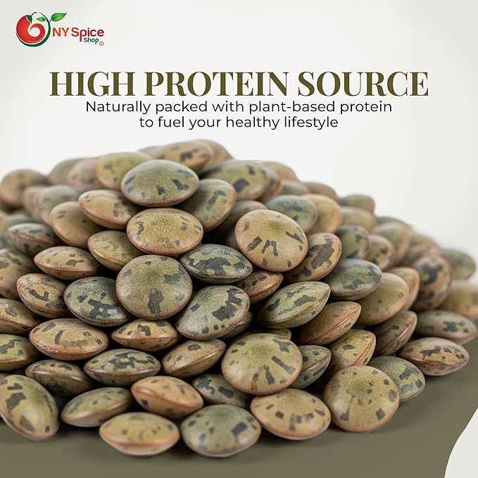 NY SPICE SHOP French Lentils ??1.5 Pounds French Green Lentils ??Dry Lentil Beans - Protein & Fiber
