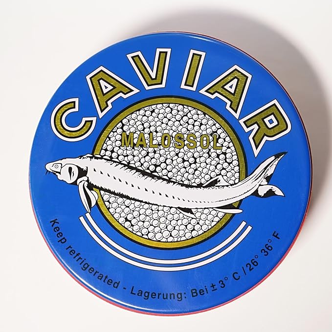 Siberian Sturgeon Black Caviar ??Original Tin ??8 Oz ??Schwarz Caviar ??Premium Imported Sturgeon