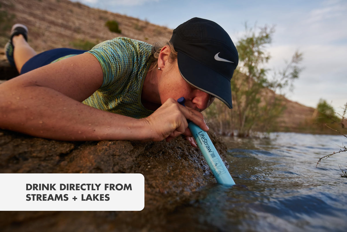 LifeStraw Personal — Water Filter for Hiking, Camping, Travel, and Emergency Preparedness, 1 Pack