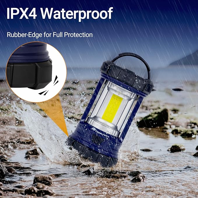Camping Lantern, 3200LM LED Lanterns for Power Outages, 4600mAh Phone Charger & Rechargeable