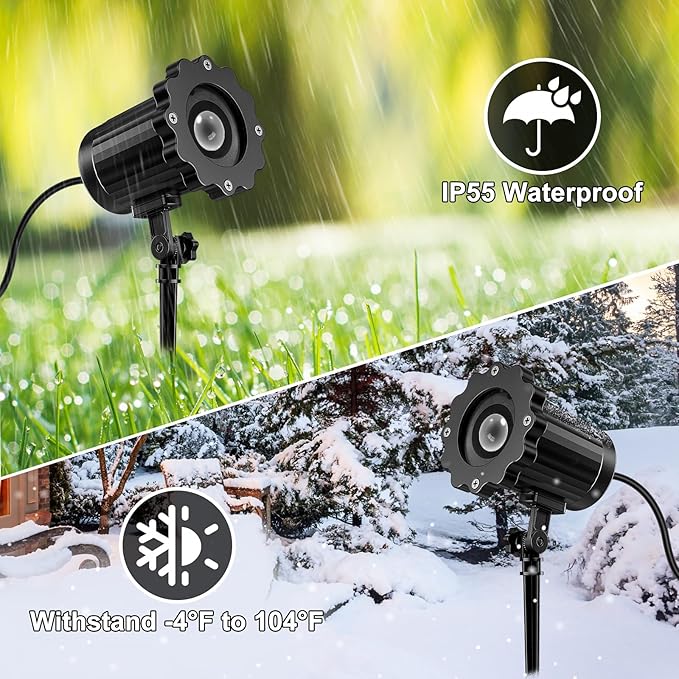 Giant Spiders Halloween Projector Outdoor Indoor,2025 Upgraded 3D Dynamic Halloween