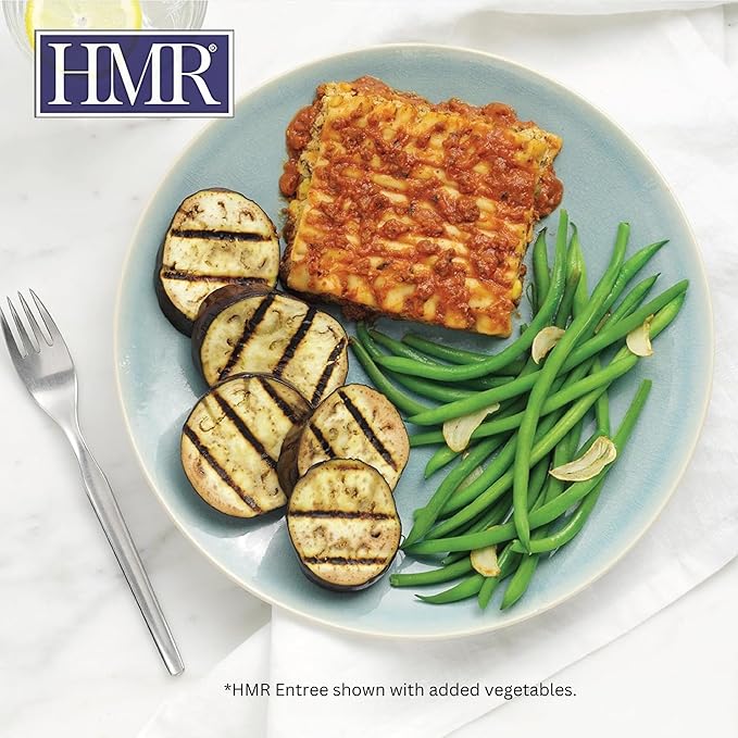 HMR Lasagna with Meat Sauce Entrée | Pre-packaged Lunch or Dinner to Support Weight Loss | Ready to