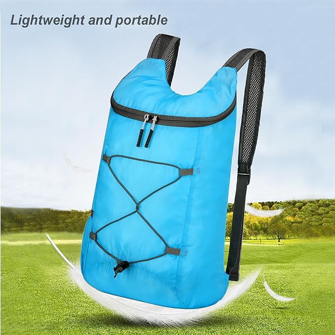 16L Lightweight Foldable Hiking-Backpack Small Packable-Daypack For Travel,Ultralight