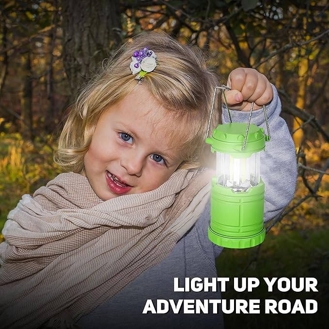 2-Pack Mini LED Camping Lanterns, Portable Camping Lights, Outdoor Tent Lights, Essential Emergency