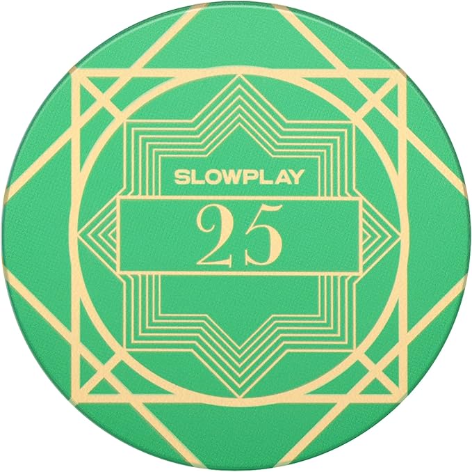 SLOWPLAY Nash Ceramic Poker Chips in Bulk, Casino Grade Ceramic 10-Gram Poker Chip for Texas