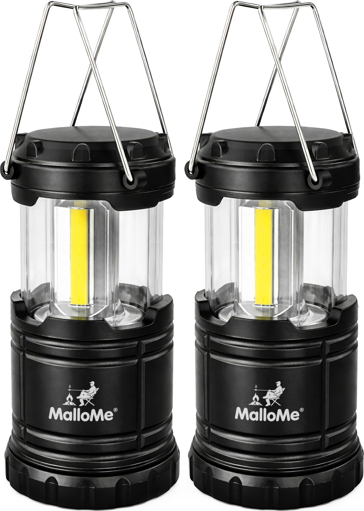 MalloMe Camping Lights Lantern Flashlights, Battery Powered Operated Lamp Lanterns for Power