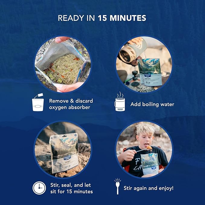 Backpacker's Pantry Dark Chocolate Cheesecake Mix - Freeze Dried Backpacking & Camping Food