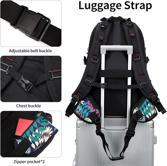 Nerlion 40L Hiking Backpack Travel Backpack for Men Women Camping Waterproof Outdoor Hiking Daypack