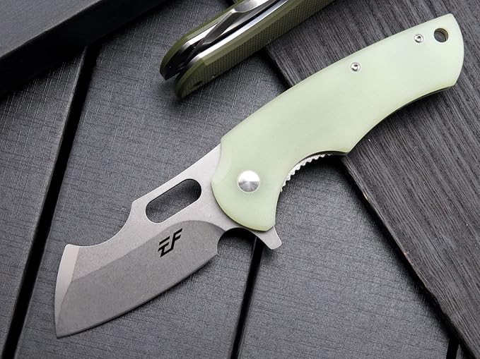 Eafengrow Pocket Knives D2 Blade and G10 Handle Folding Camping Knife Mini Outdoor Pocket Knife