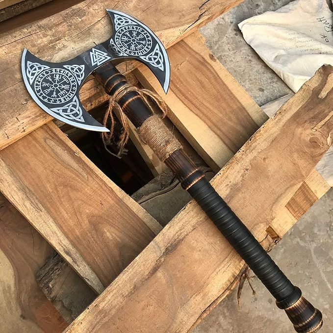 [MDM King Tools] Custom Handmade Viking Axe Medieval Ax with Viking Gift, Hand Axes, Viking Gifts