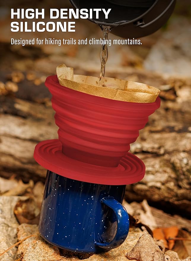COLETTI Sierra Camping Pour Over Coffee Dripper ??Collapsible Pour Over Coffee Dripper ??Includes