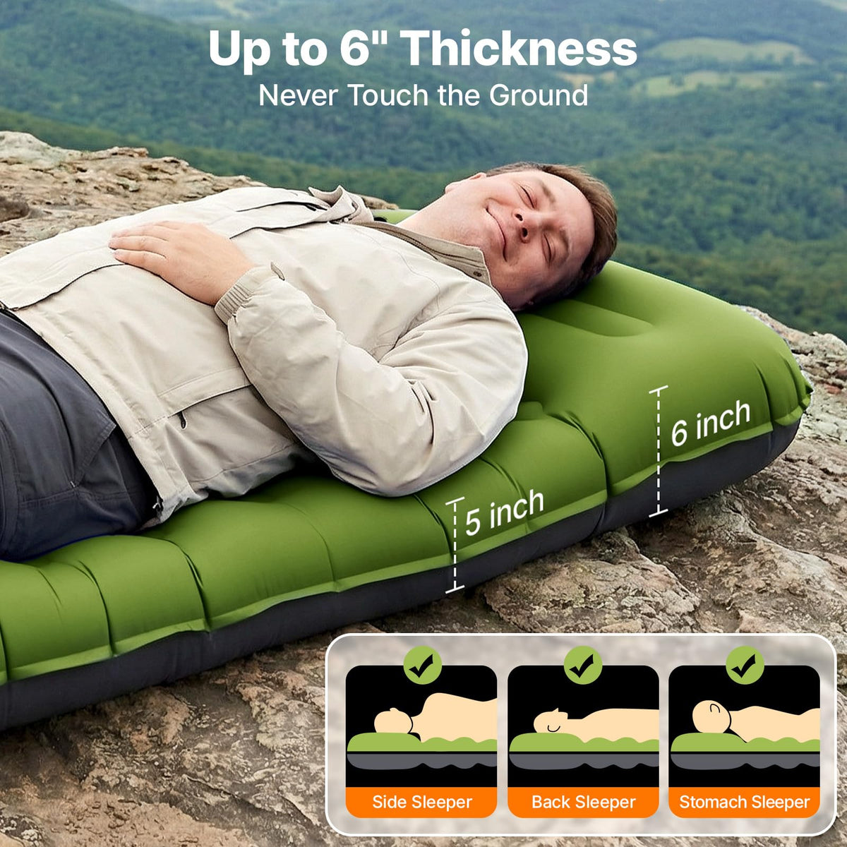 OGERY Sleeping Pad - Ultralight - product view 2