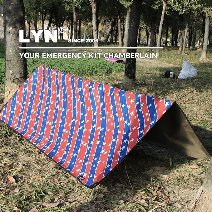LYN Heavy Duty Emergency Blanket Survival Gear Waterproof Insulated Blanket Emergency Tarp for