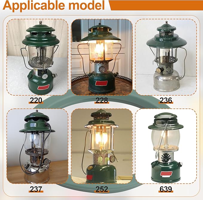 SUNJIKA Camping Kerosene Lamp Silicone Tank Base Protector for Coleman Lanterns, Scratch-Resistant