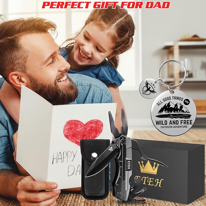 Gifts for Men Him Dad Boyfriend,Multitool Pocket Knife for Men,Anniversary Christmas Gifts for
