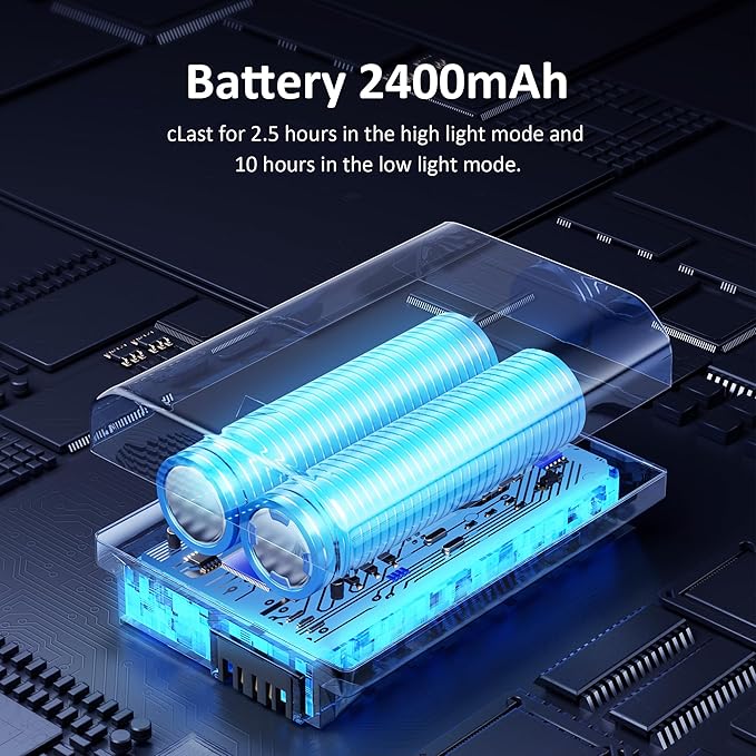 Tent Light Rechargeable 2400mAh Waterproof for Camping,Outdoor,Power Outage(4 Pack)