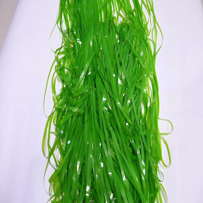BRAVESHINE Pastel Green Streamers Party Backdrop Decoration - Tinsel Curtain Foil Fringe Backdrop