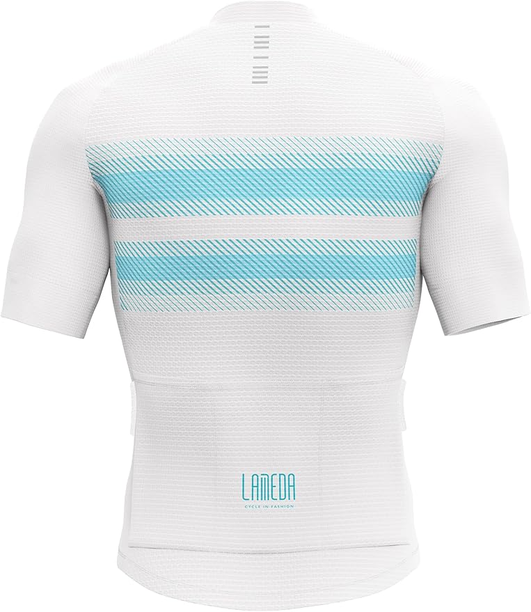 LAMEDA Men's Cycling Jersey Breathable Lightweight Bike Jersey Short Sleeve Quick Dry Moisture