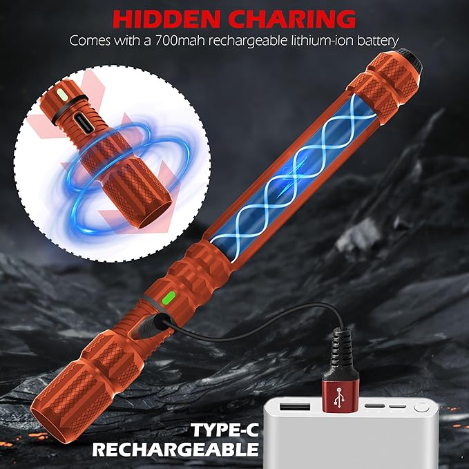 FORTO Rechargeable Pen Light Flashlight, 400 Lumens Small Pocket Flashlight with Clip, IP67
