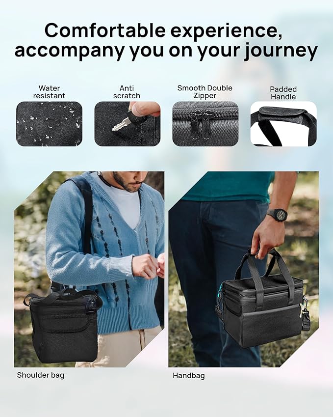DARAN Portable Power Station 192Wh with Protective Carrying Bag, 300W (600W surge) LiFePO4 Battery