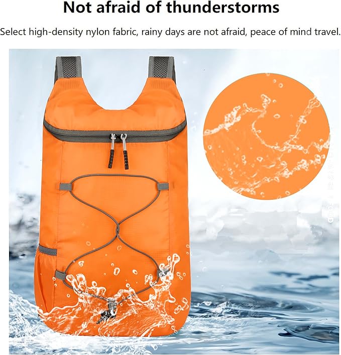 16L Lightweight Foldable Hiking-Backpack Small Packable-Daypack For Travel,Ultralight