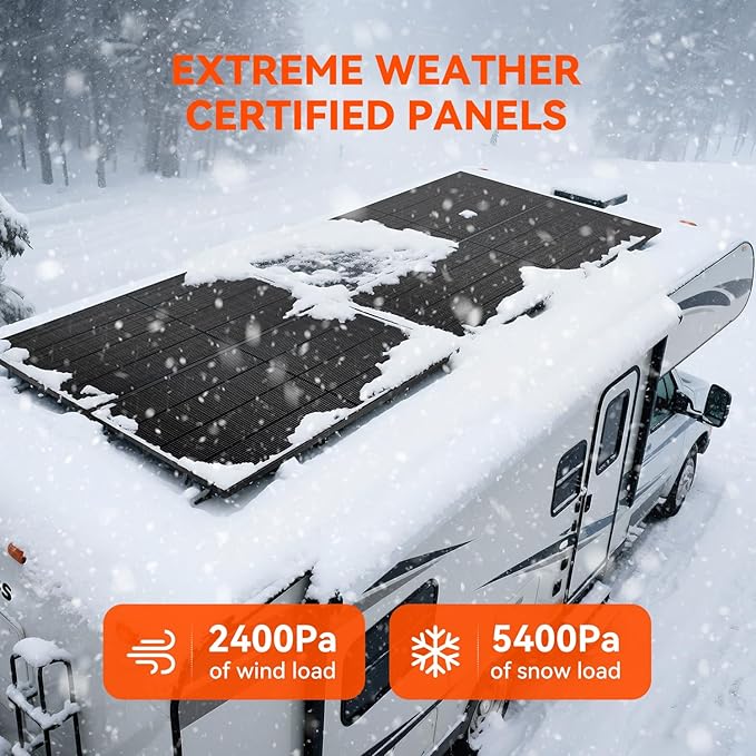 RICH SOLAR 250 Watt 24 Volt 16BB Cell Monocrystalline Solar Panel N-Type Cells High Efficiency