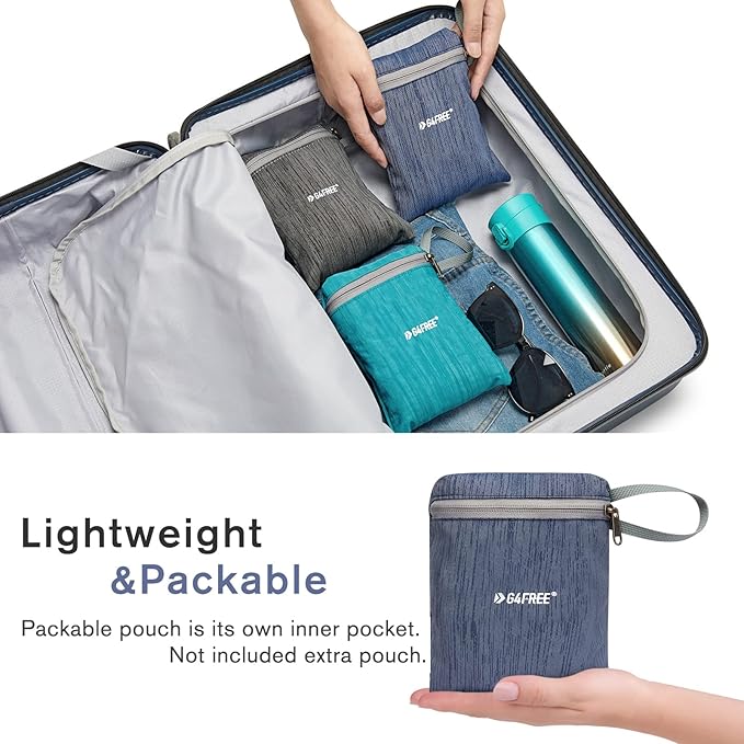 G4Free 10L/15L Hiking Backpack Lightweight Packable Hiking Daypack Small Travel Outdoor Foldable