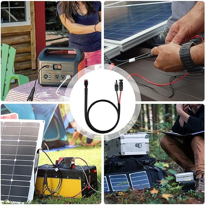 iGreely Connector Solar Panel Cable Kits for Solar Panel RV Marine Boat Portable Solar Generator