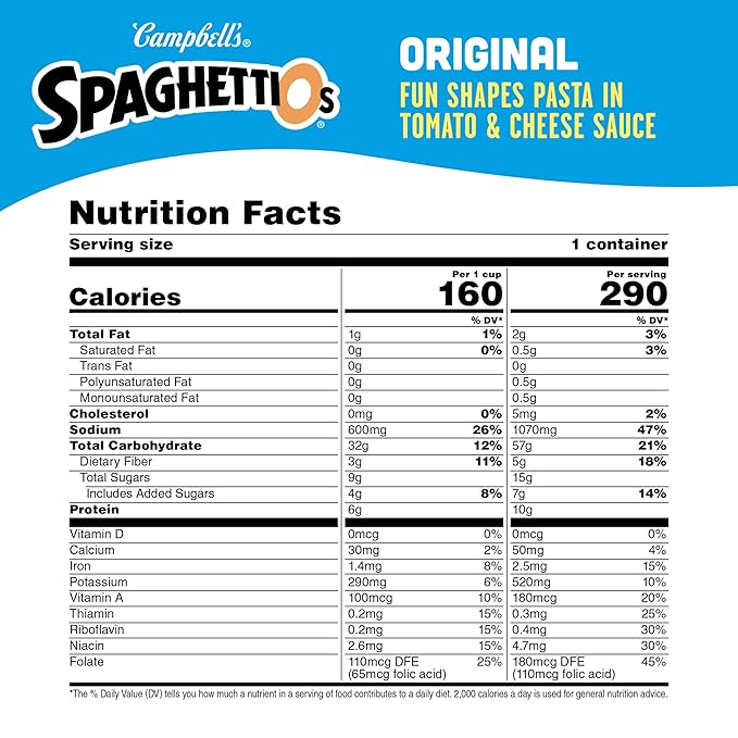 SpaghettiOs Original Star Wars Shaped Canned Pasta, 15.8 oz Can (Pack of 6)