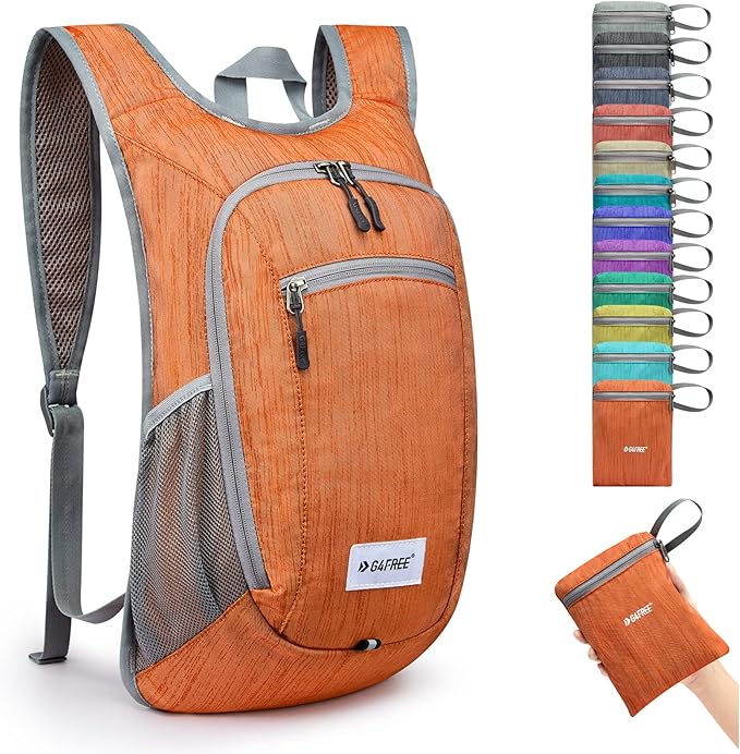 G4Free 10L/15L Hiking Backpack Lightweight Packable Hiking Daypack Small Travel Outdoor Foldable