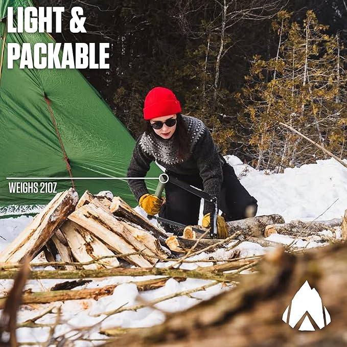 AGAWA - BOREAL24 Tripper Kit - Includes 24" Folding Saw, Nylon Carrying Case, 24" All-Purpose & 24"