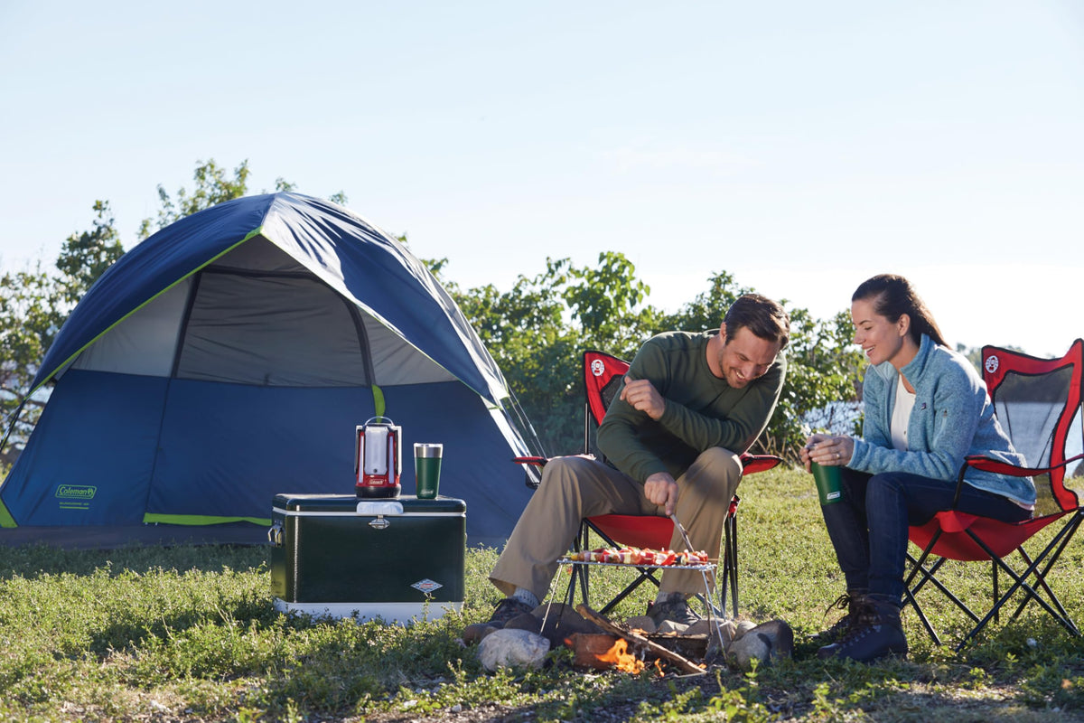 Coleman Sundome Camping Tent with Rainfly, 2/3/4/6 Person Tent Sets Up in 10 Mins, Weatherproof