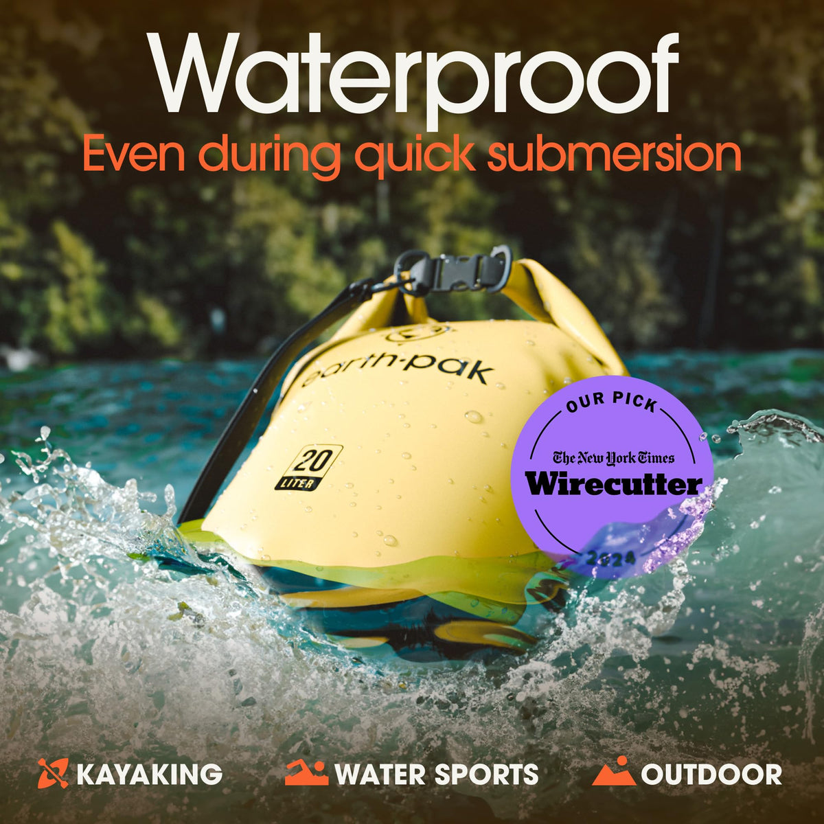 Earth Pak Waterproof Dry Bag - 10L, Waterproof - product view 3